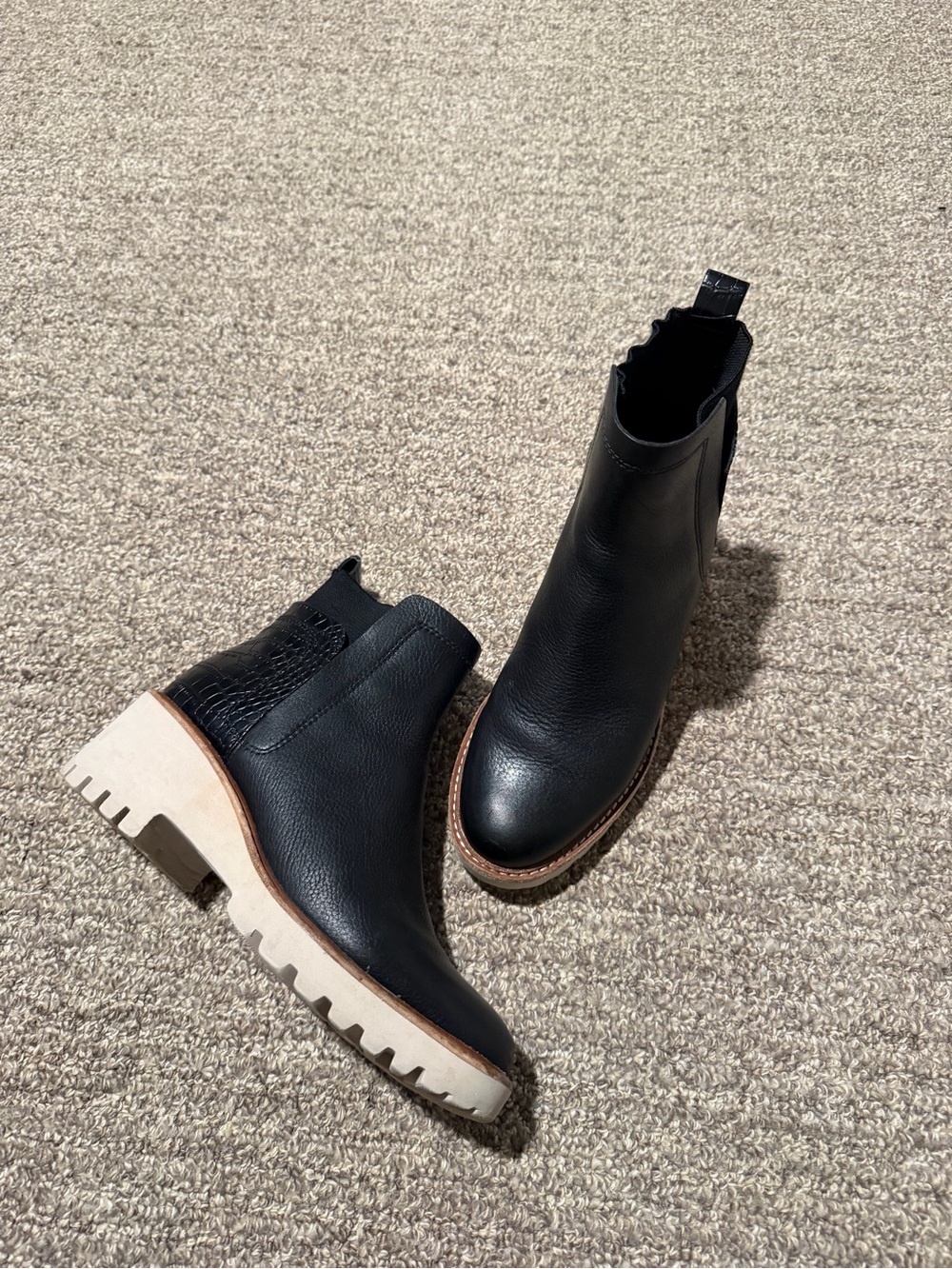 black dolce vita huey boots size 7.5